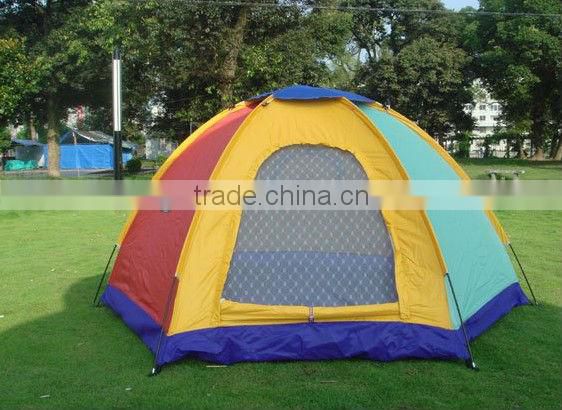 3-4person hexagonal waterproof camping tent