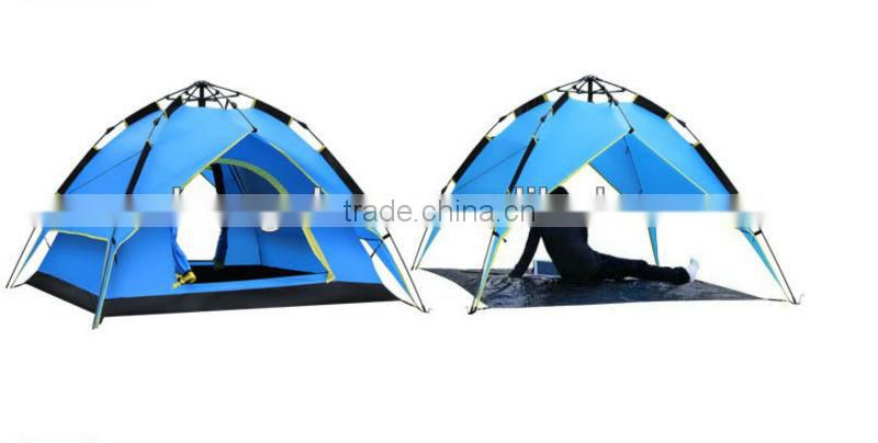 3-4person pop-up waterproof camping tent