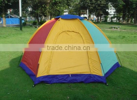 3-4person hexagonal waterproof camping tent
