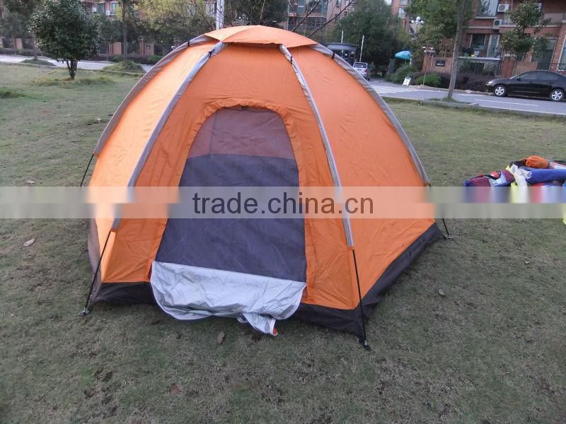 3-4person hexagonal waterproof camping tent