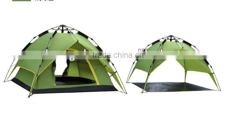 3-4person pop-up waterproof camping tent