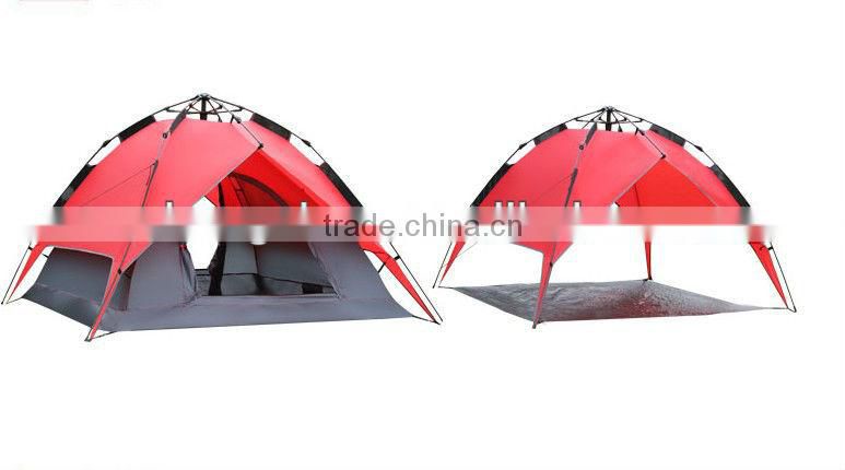 3-4person pop-up waterproof camping tent