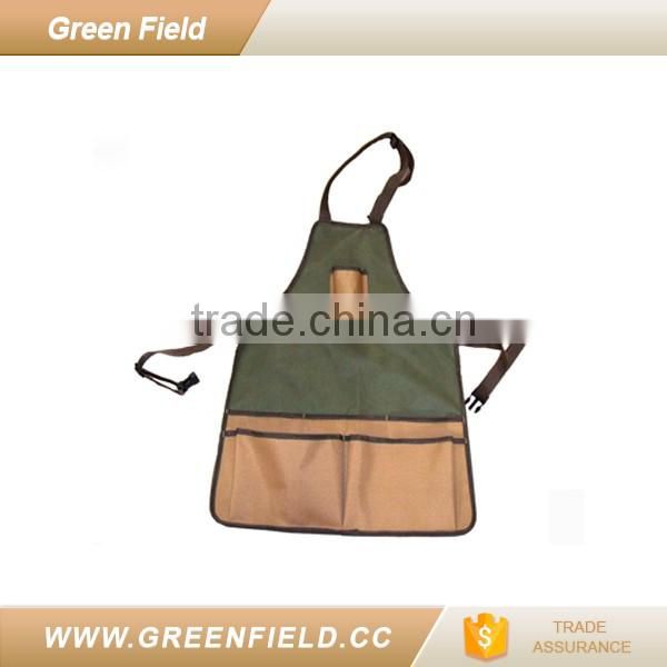 Green Field garden apron with tool pocket new 2017