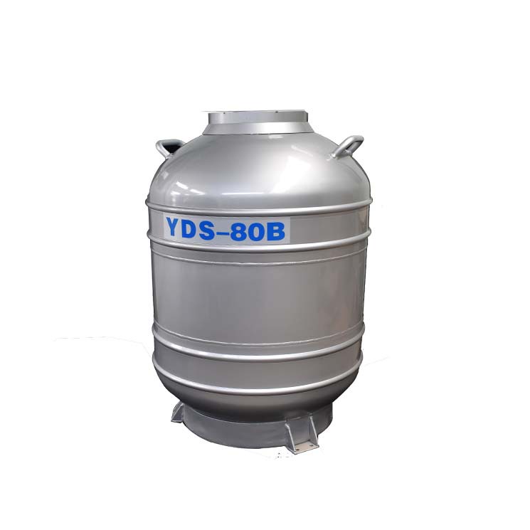yds dewar vessel liquid nitrogen gas tank 80l bull semen container with plug cover