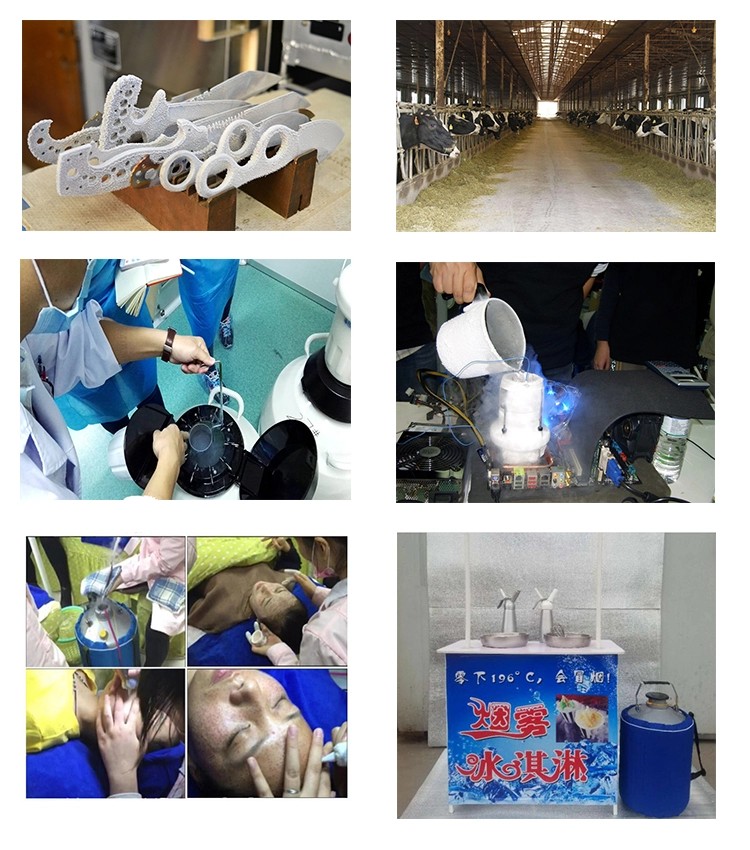 yds-3 small capacity liquid nitrogen dewar container tank with vacuum durability