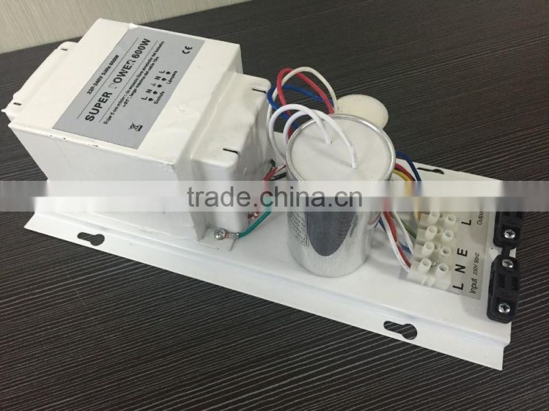 Hydroponics ballast 600w/Open magnetic ballast 600w
