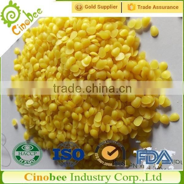 Yellow Organic Beeswax Triple Filtered Beads Pastilles Pellets