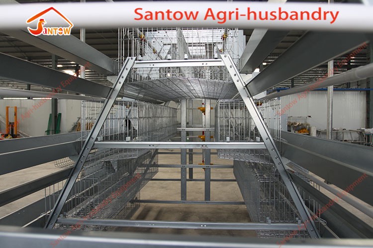 Hot Sale Deep Galvanized Chicken Cage Factory Price Used Poultry Cage For Kenya Nigeria Africa Layer Poultry Farm Sale