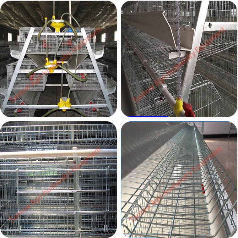 Galvanized Q235 Steel Hen Laying Battery Cage Price A Type Chicken Egg Layer Cages Automatic Poultry Farm House Deisgn For Sale