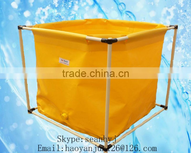 Open Top Storage Portable PVC Water Tank / Frame Tanks