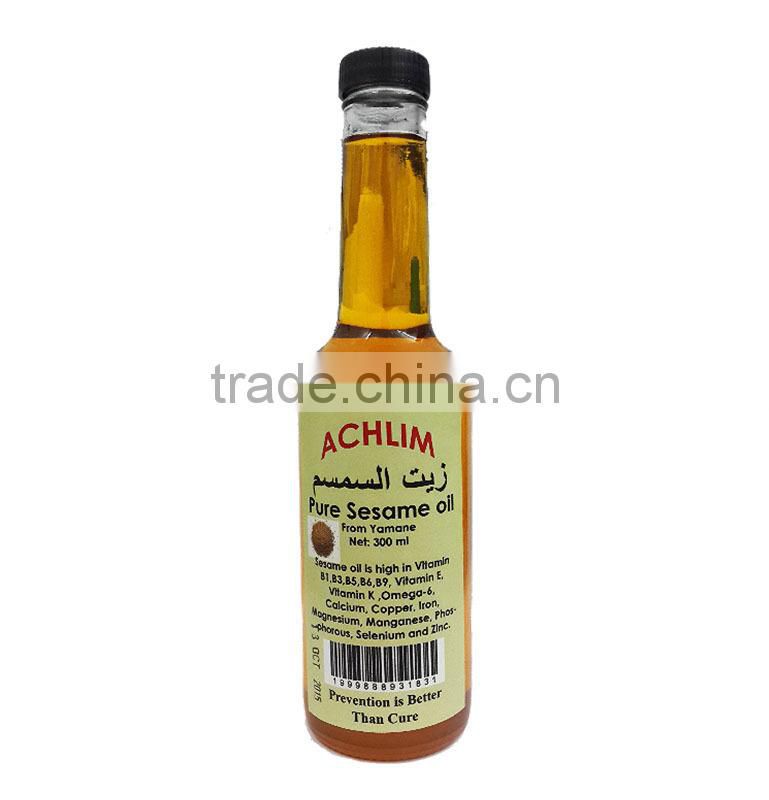 pure 100% sesame oil Achlim oil cold pressed
