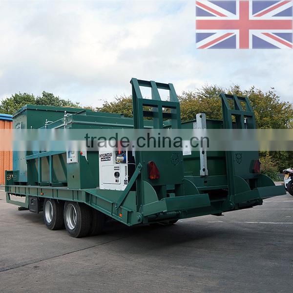 Incinerator on an Agricultural Trailer