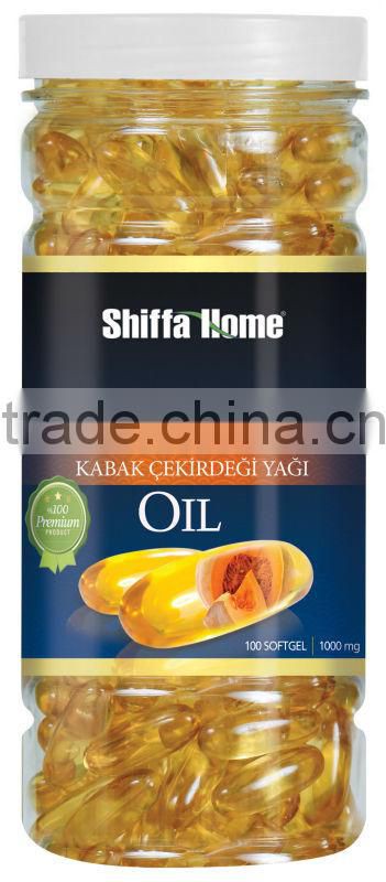 Pumpkin Seed Oil for Prostate Benefit Soft Capsule 1000 mg x 100 Health Food Supplements...