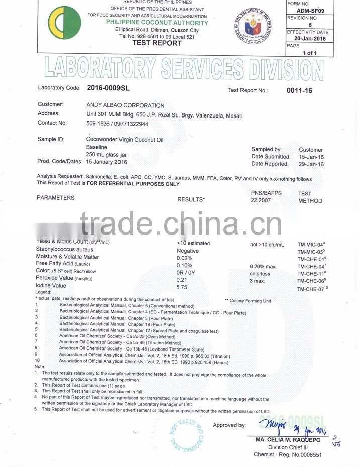 Pure & Premium Qualiry EXTRA VIRGIN COCONUT OIL - Expeller Process