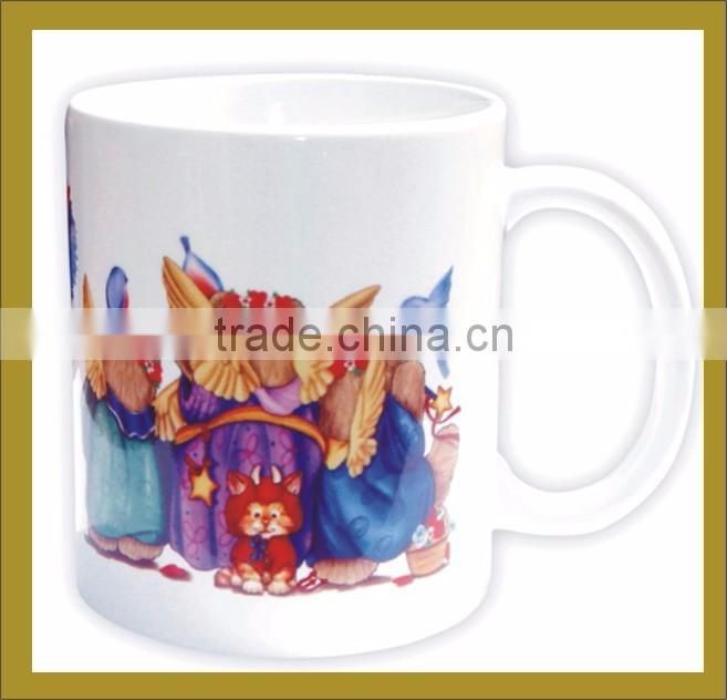 ceramic coffee mug with big handle