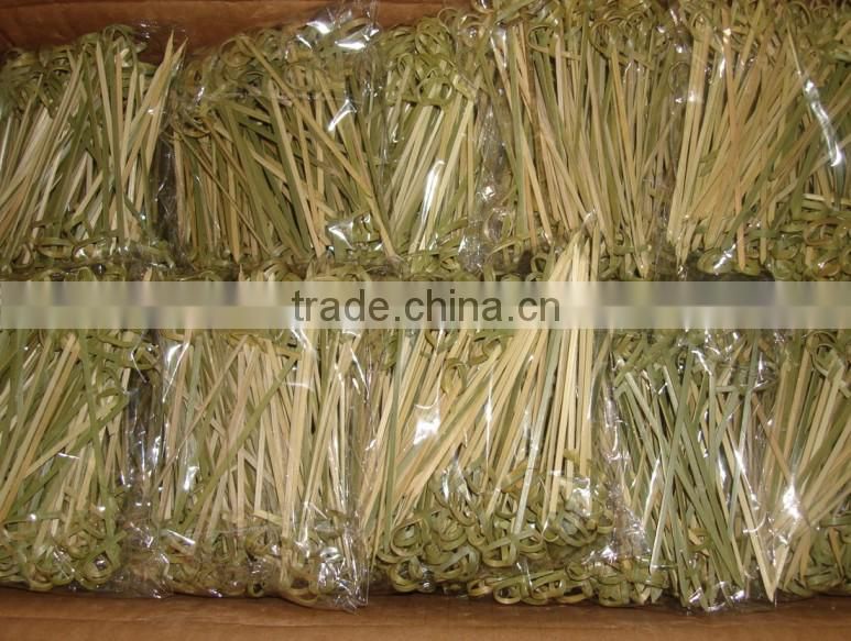 Grade A Bamboo Product Environmental Circle Stright Ring Bamboo Skewers