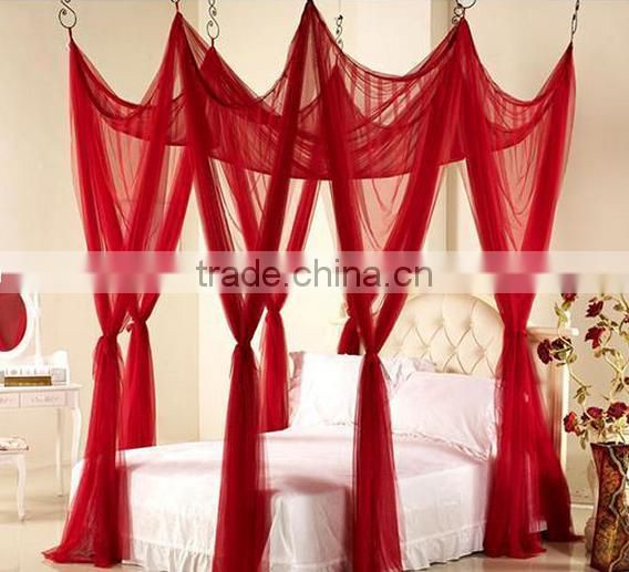Elegant Queen King Size Canopy Bed Mosquito Net