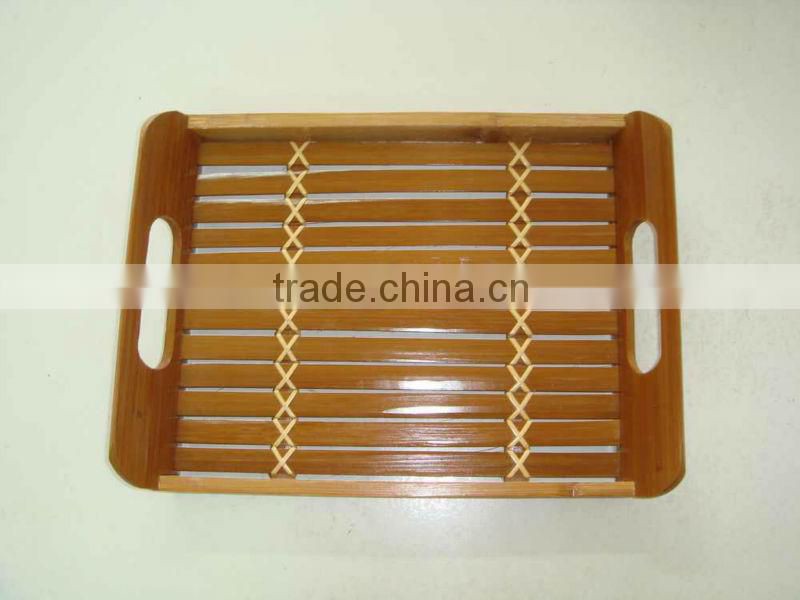 Hand-Mand and Painted Bamboo Trays