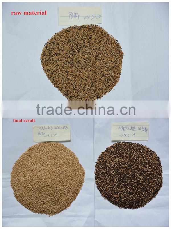 Patented Ejector with 5000+pixel color sorter with fast detection and high identification rate,beer barley grading machine