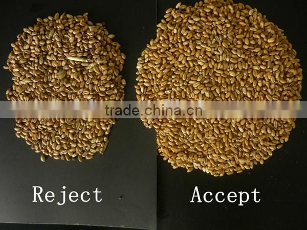 Patented Ejector with 5000+pixel color sorter with fast detection and high identification rate,beer barley grading machine