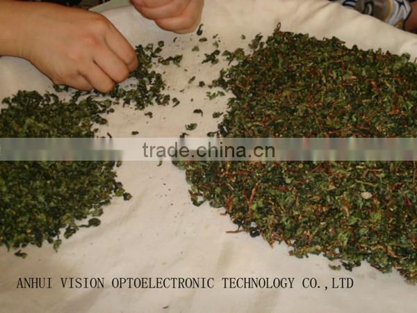5000+pixel with patented ejector tea processing machine/tea leaf color sorter/tea color separation machine