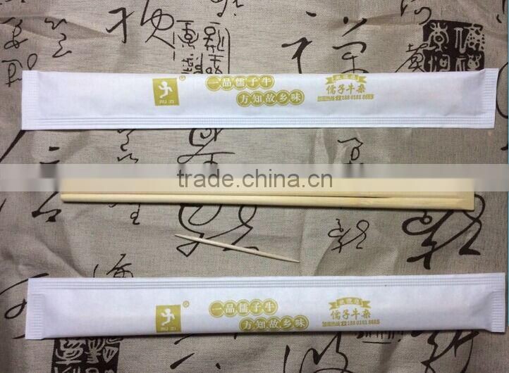 FD-15114disposable chopsticks the cheapest twins chopstick with knots