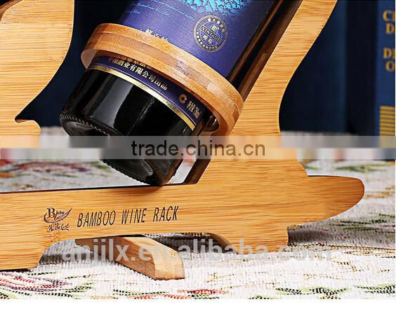 mermaid crafts novelty bamboo wine mermaid holders red wine holders for house and club animal red wine holders