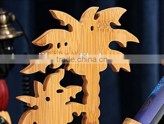 Eco-friendly bamboo wine holders for house and club red wine rack