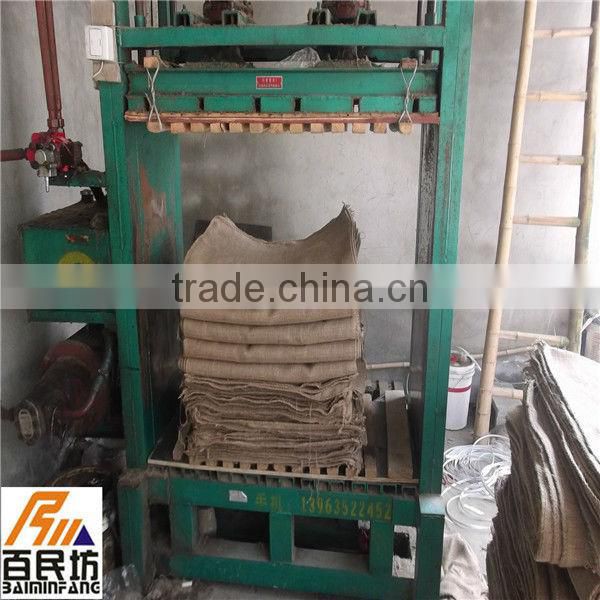 screen printed burlap bags for packing 50*80cm nature color without logo