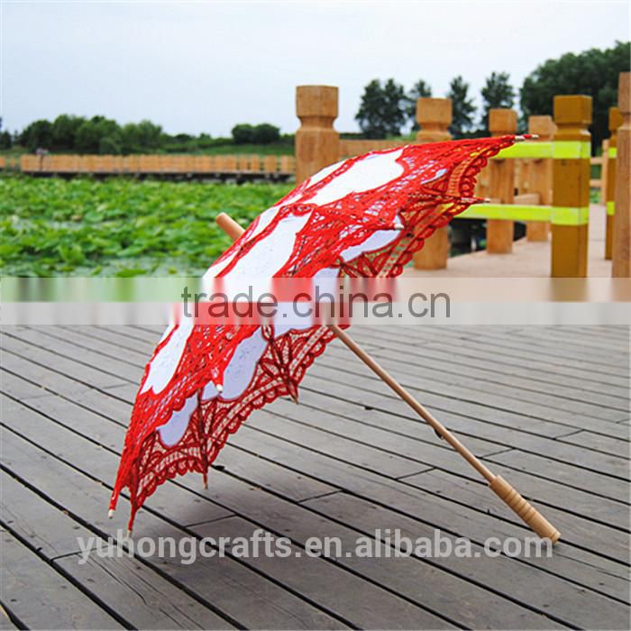 Anji Yuhong Factory lace crafts umbrella wholesale