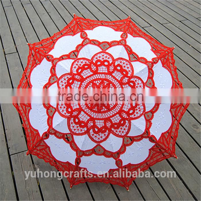 Anji Yuhong Factory lace crafts umbrella wholesale