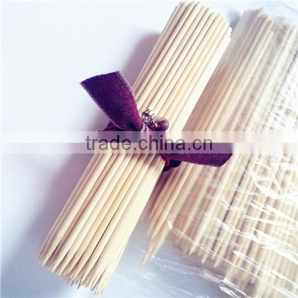ZHUPING Natural bamboo round wholesales barbecue using bamboo stick
