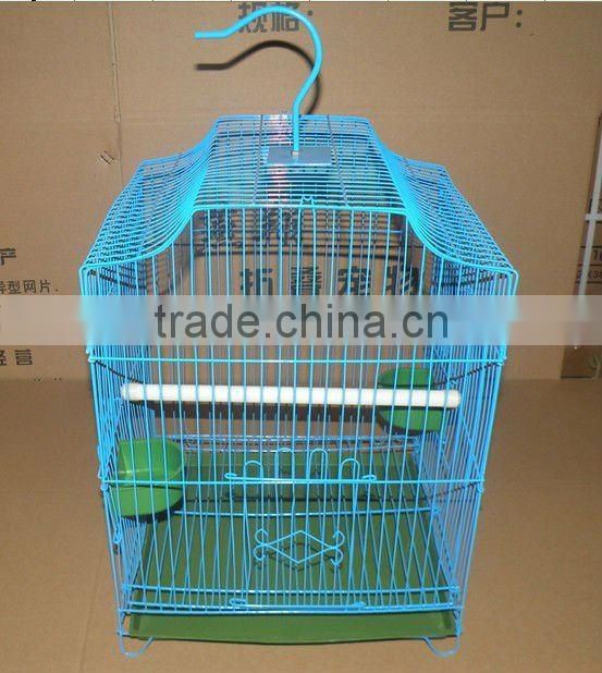 white metal bird cage