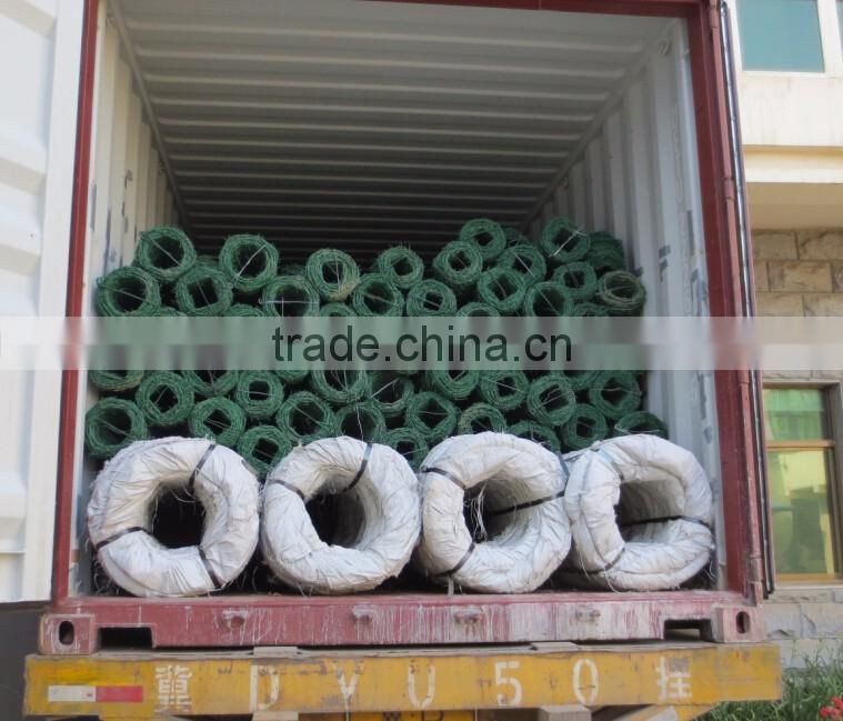 BWG 13*14 PVC coated barbed wire