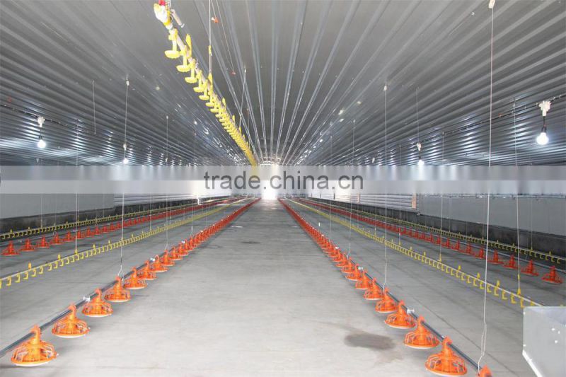 Automatic Poultry Chicken Feeders and Drinkers for Floor Chickens