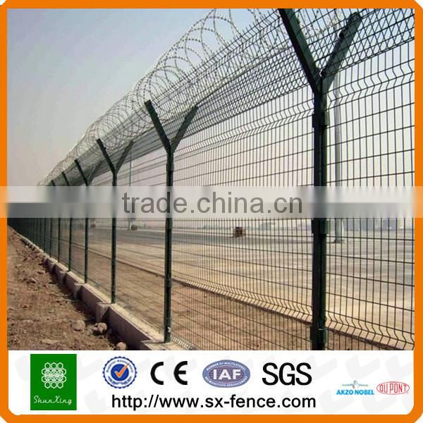 Airport fence with Y type fence post (Anping Shunxing)