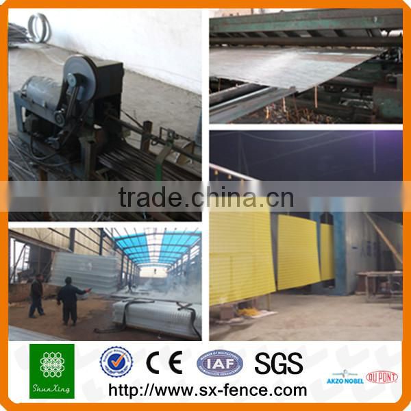 Fence with Galvanised Security Wire Fence