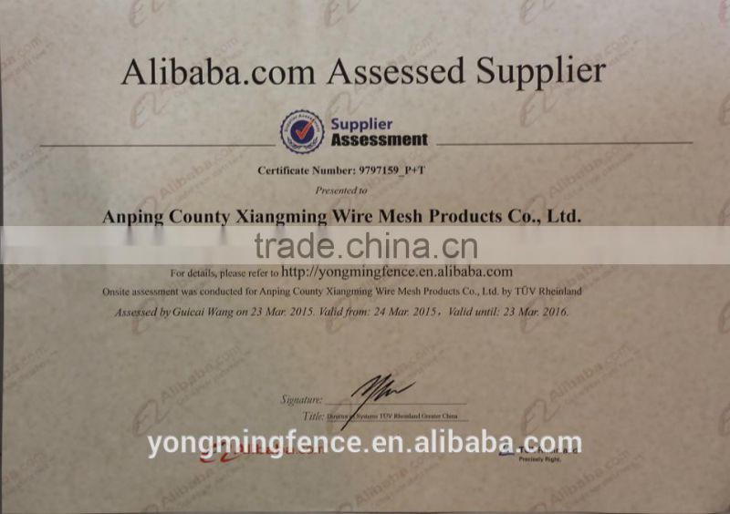 Used PVC coated anti climb 358 prison fence