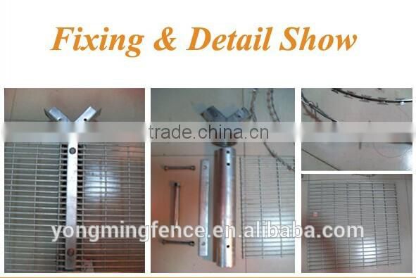 Used PVC coated anti climb 358 prison fence