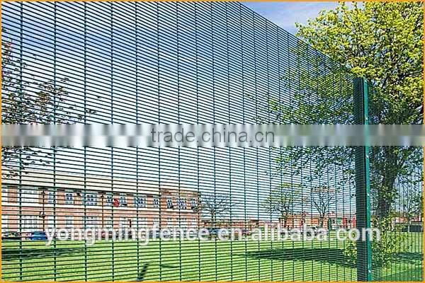 Used PVC coated anti climb 358 prison fence