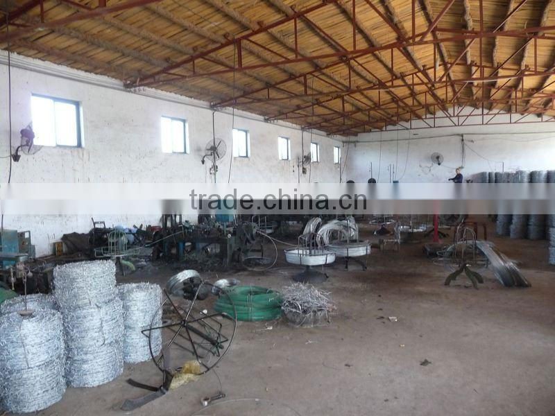 Galvanized razor wire fencing