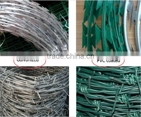 ISO:9001 Alibaba China high quality razor barbed wire mesh fence for sale