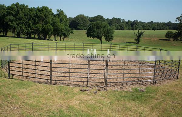 lowest price metal post corral horse fence pens portable livestock farm fence panel