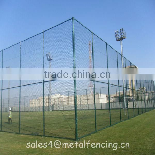 outdoor children playground chain link iron fences
