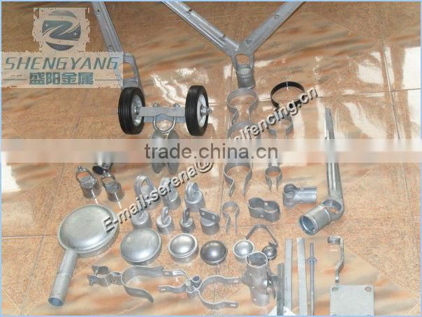 China manufacture black vinyl coated chain link fence