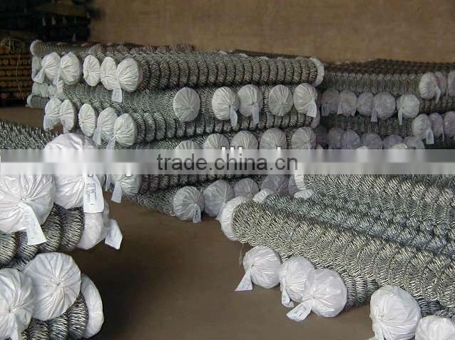 PVC coated Chain link type /wire fence manufactory/2013 hot sales