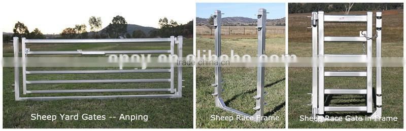 cheap metal livestock animal farm fence rails holding yards ranch fence panels