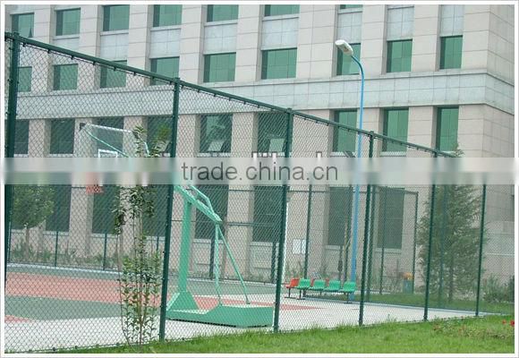 PVC coated Chain link type /wire fence manufactory/2013 hot sales