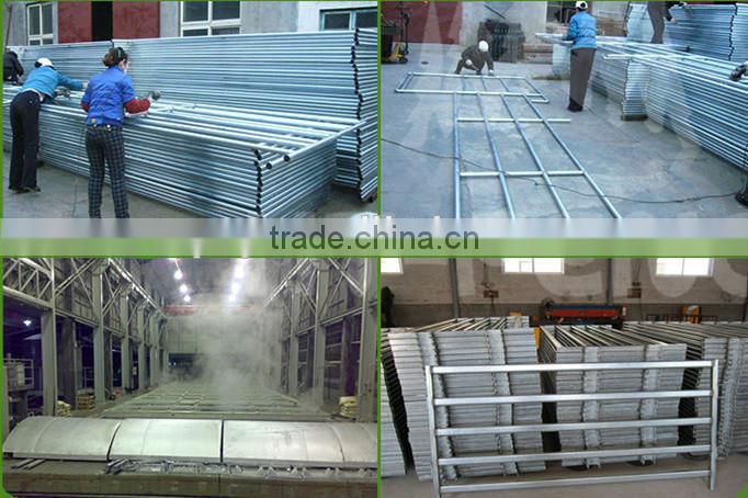 lowest price metal post corral horse fence pens portable livestock farm fence panel