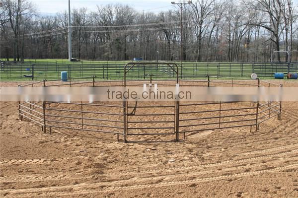 lowest price metal post corral horse fence pens portable livestock farm fence panel